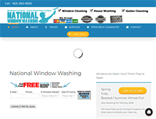 Tablet Screenshot of nationalwindowwashing.com